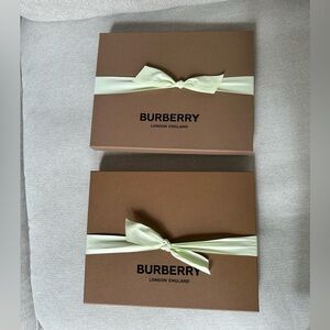 Burberry authentic Boxes with extras